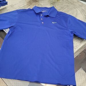 NIKE BLUE POLO SHIRT